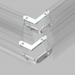 Комплект угловых соединителей шинопровода Denkirs Smart One (4 шт.) TR2027-AL