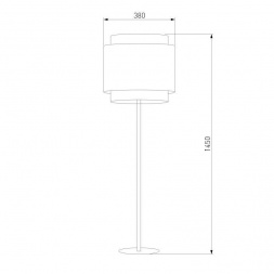 Торшер TK Lighting 5566 Boho White