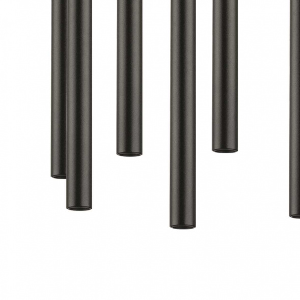 L8T747247 Люстра TUBO LED 40W 2560LM 25G ЧЕРНЫЙ 4000K