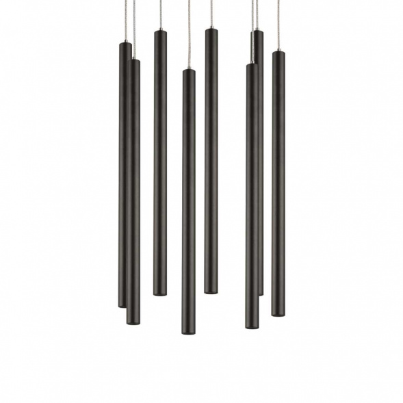 L8T747247 Люстра TUBO LED 40W 2560LM 25G ЧЕРНЫЙ 4000K