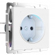 Розетка Werkel с подсветкой белый матовый W1171461 4690389191978