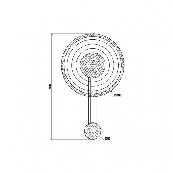Бра Vele Luce Rome VL5754W01