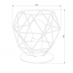 Настольная лампа TK Lighting 3061 Galaxy
