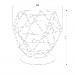 Настольная лампа TK Lighting 3061 Galaxy