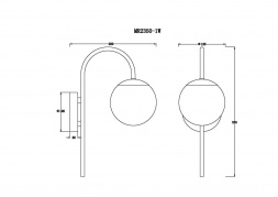 Бра MyFar Cassia MR2350-1W