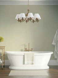 Подвесной светильник KUTEK San Marino Aba?ur SAN-ZW-2(P/A)CR