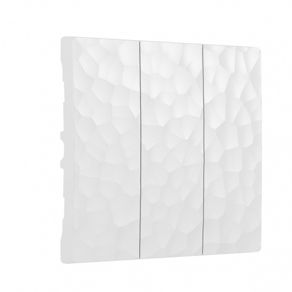 Набор клавиш Werkel Hammer для выключателя трехклавишного белый W1239001 4690389162664