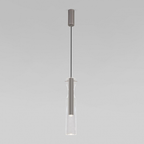 Подвесной светодиодный светильник Eurosvet Swan 50253/1 Led графит