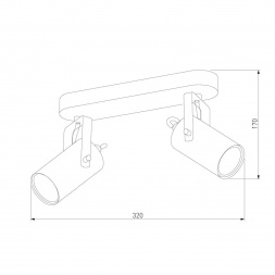 Спот TK Lighting 1074 Redo White