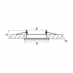 Встраиваемый светильник Lightstar Tensio 212117