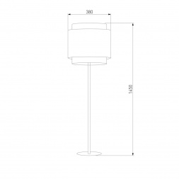 Торшер TK Lighting 5568 Boho Black