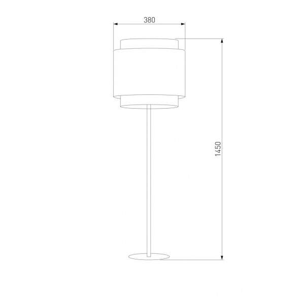 Торшер TK Lighting 5568 Boho Black