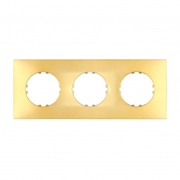 Рамка LK Studio 3-постовая квадрат (золото) Vintage-Quadro 884316-1