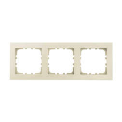 Рамка 3-постовая LK Studio (бежевый матовый) LK80 FLAT, 844302-1