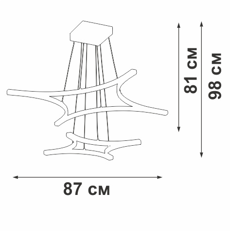 Люстра Vitaluce V2511DT-0/4+4S