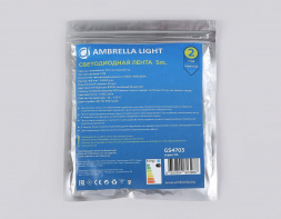 Светодиодная лента Ambrella Light 12W/m 480LED/m COB холодный белый 5M GS4703