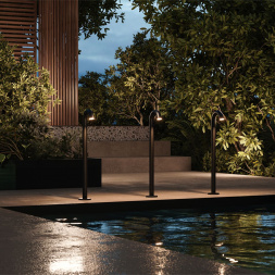 Уличный светодиодный светильник Maytoni Lumi O476FL-L4GF3K