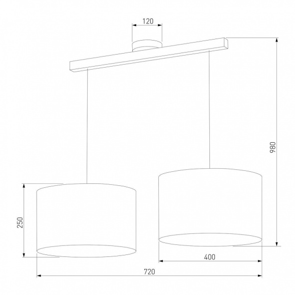 Подвесной светильник TK Lighting 3373 Troy White