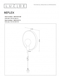 Бра Lucide Reflex 36213/31/30