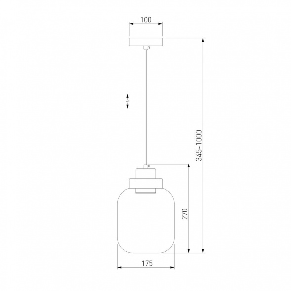 Подвесной светодиодный светильник Eurosvet Jeffry 50240/1 Led прозрачный