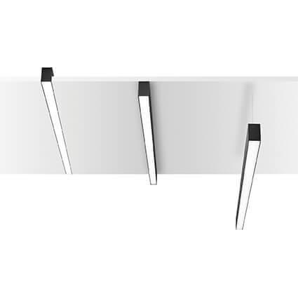 Подвесной светодиодный светильник Ideal Lux Fluo Wide 1200 3000K Bk 191997