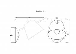 Бра MyFar Clementine MR2280-1W