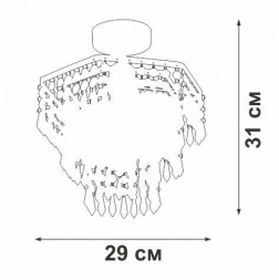 Потолочный светильник Vitaluce V5883-1/1PL