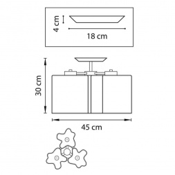 Потолочная люстра Lightstar Nubi Legno 802035