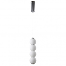 Подвесной светодиодный светильник Crystal Lux Desi SP4 Chrome/White