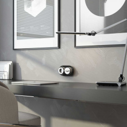 Выключатель двухклавишный на 4 положения Werkel Vintage серебро матовый/хром W5822054 4690389183195