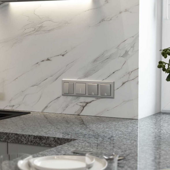 Перекрестный выключатель двухклавишный Werkel W1123065 4690389196881