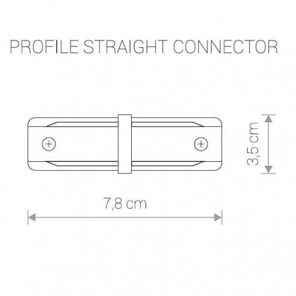 Коннектор прямой Nowodvorski Profile 9453