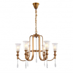 Подвесная люстра Lumina Deco Rionella LDP 8041-6 S.GD