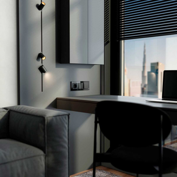 Рамка Werkel Favorit на 3 поста черный W0031108 4690389159787