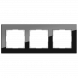 Рамка Werkel Favorit на 3 поста черный W0031108 4690389159787