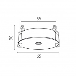 Рамка встраиваемая плоская д/светильников 0741х6  Spira Lightstar 074106-12