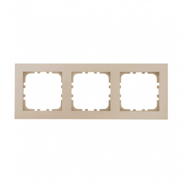 Рамка 3-постовая LK Studio (шампань) LK80 FLAT, 844306-1