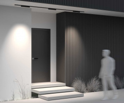 Уличный трековый светильник Maytoni Outdoor O-TR02-2-S-18WB4K