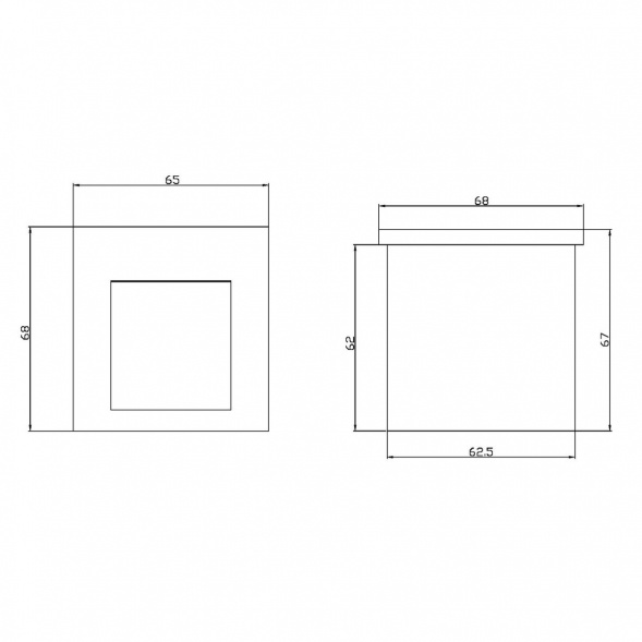 Уличный светодиодный светильник Maytoni Arca O038-L3B