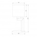 Настольная лампа TK Lighting 5031 Troy Gray