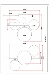Бра Moderli Renny V10786-3W