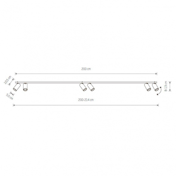 Спот Nowodvorski Mono 7785