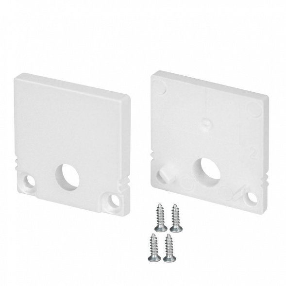 Заглушка Arlight SL-Slim20-H20 White с отверстием 047634