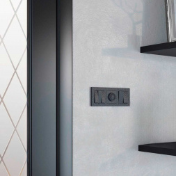 Набор клавиш Werkel Hammer для выключателя трехклавишного черный W1239008 4690389162688