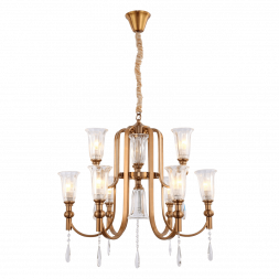 Подвесная люстра Lumina Deco Rionella LDP 8041-6+3 S.GD