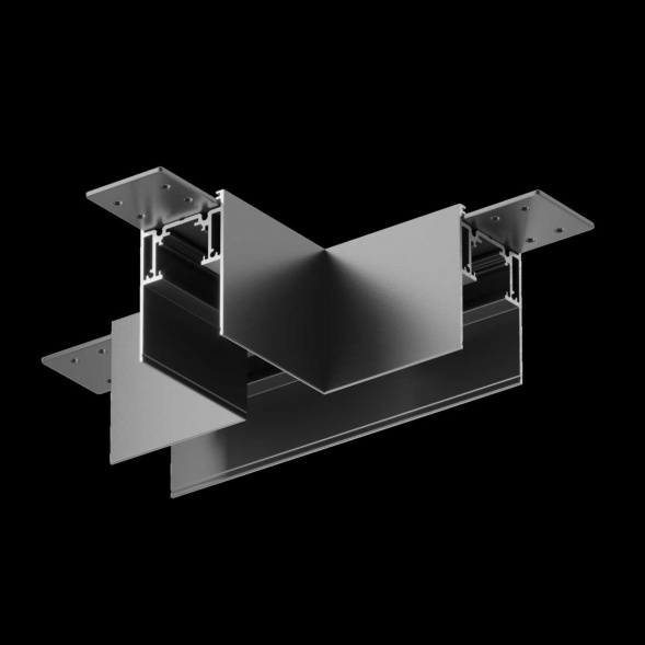 Коннектор T-образный накладной Maytoni Technical Gravity TRA010CT-41B