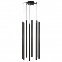 L8T747347 Люстра TUBO LED 40W 2560LM 25G ЧЕРНЫЙ 4000K