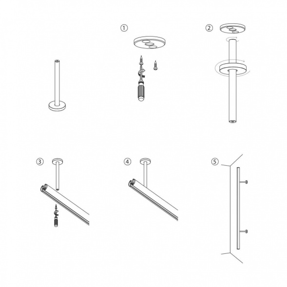Крепление настенно-потолочное Elektrostandard Mini Magnetic 85200/00 a067290