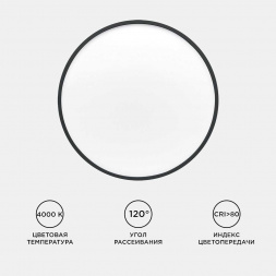 Потолочный светодиодный светильник Apeyron Spin 18-137