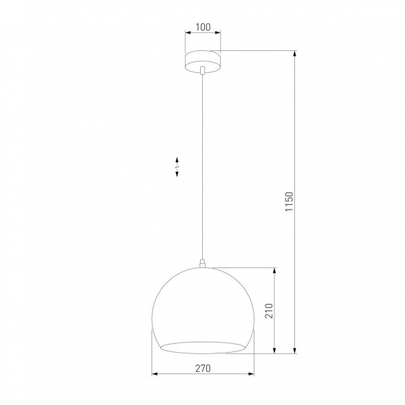 Подвесной светильник TK Lighting 3434 Yoda Gold